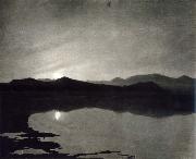 William Stott of Oldham Moonrise painting